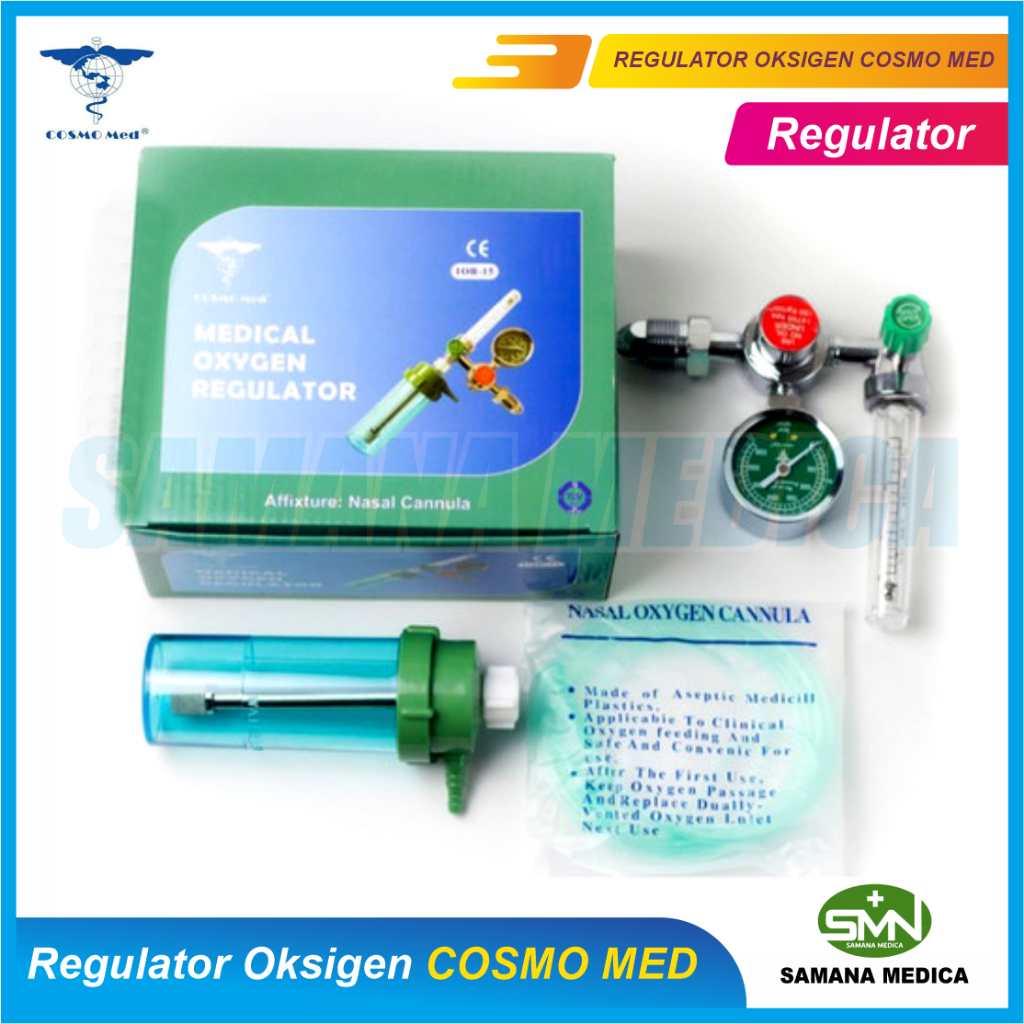 Regulator Oksigen Medis Merk LOVIE / GENERAL CARE Free Nasal Canul - Alat bantu pernafasan