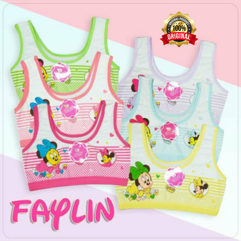 FAYLIN/ miniset anak perempuan remaja tali besar/miniset motif minimouse/miniset murah/Fay set m1-01