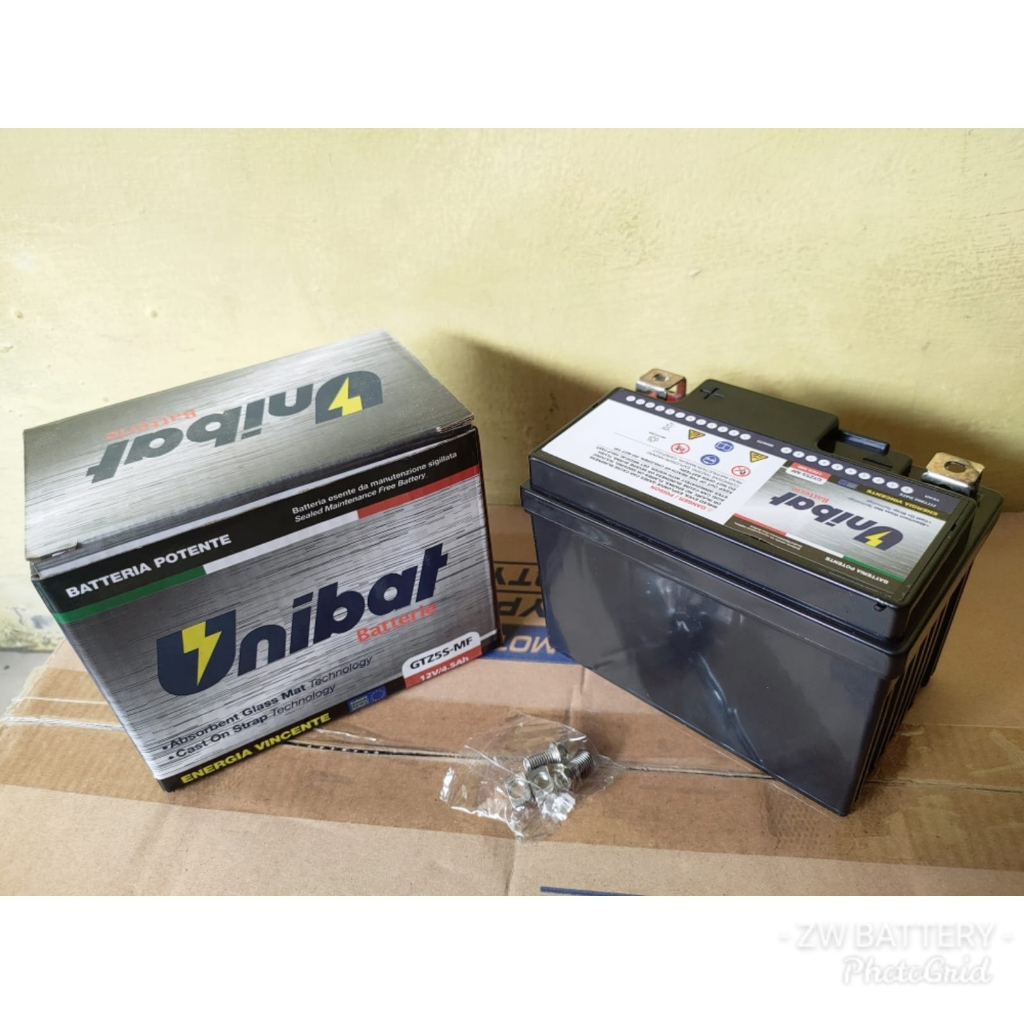 AKI MOTOR BEAT, VARIO 110, SPACY, REVO, BLADE, VERZA GTZ5S UNIBAT