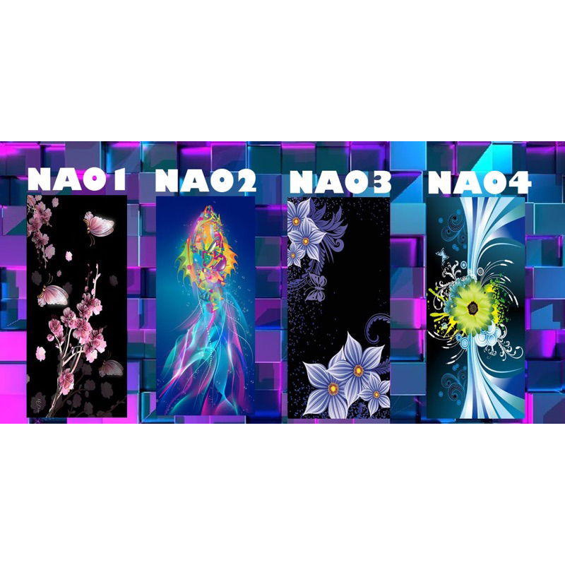 stiker kaca pemasangan dari dalam motif bunga cantik