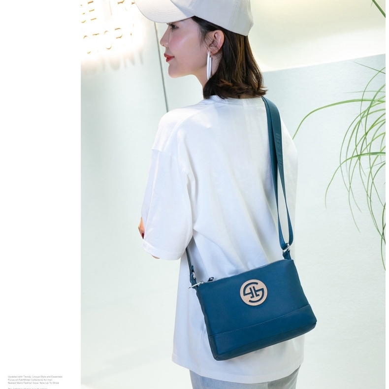 TAS SELEMPANG WANITA SLINGBAG CEWEK KOREA IMPORT PREMIUM CANVAS BIRU KEKINIAN BATAM BRANDED CRASA TA802B2 FASHION CASUAL SHOULDER BAG BAHU MURAH SIMPLE REMAJA