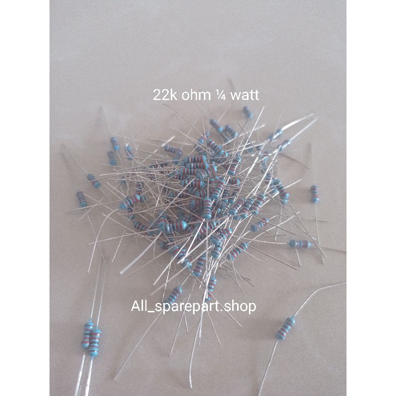 Resistor 22k ohm 1/4watt 10pcs