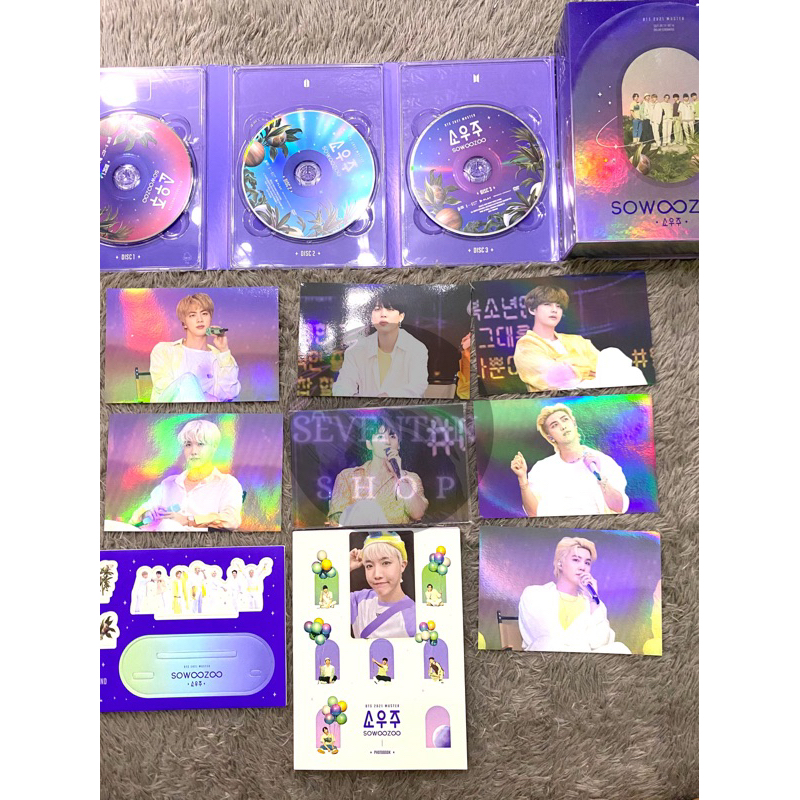 BTS DVD SOWOOZOO FULLSET UNSEALED PHOTOCARD JHOPE