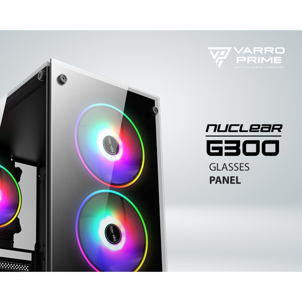 CASING VARRO PRIME G300 + 3 FAN RAINBOW