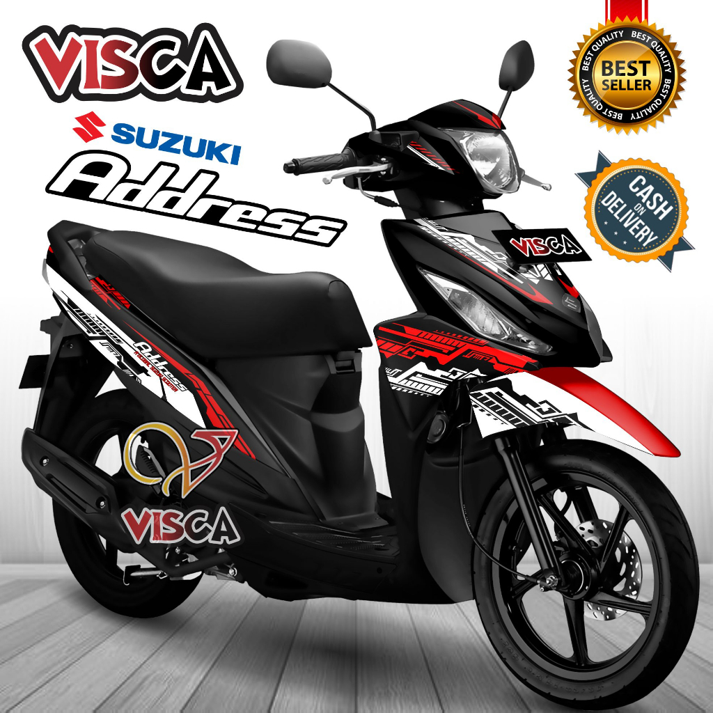 Decal Suzuki Address Full Body Stiker Suzuki Address Full Body Striping Suzuki Address Full Body Hit