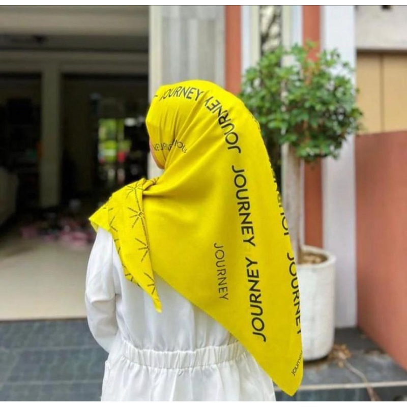 HIJAB VOAL MOTIF DENNAY KW BAHAN  berkualitas // HIJAB ELVHA PELANGI original