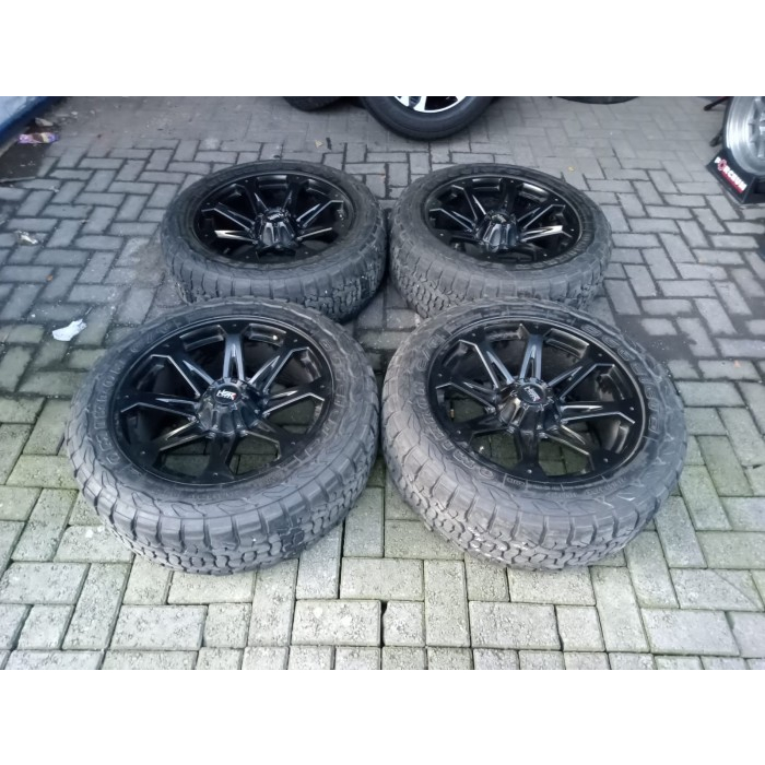 Velg Mobil Bekas Ring 20 &amp; Ban 275 55 R20 MT Buat Mobil Pajero Ranger Hilux