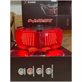 LAMPU STOP NMAX OLD 7 MODE MODEL LED JARING STOPLAMP BELAKANG NMAX OLD X-CASE