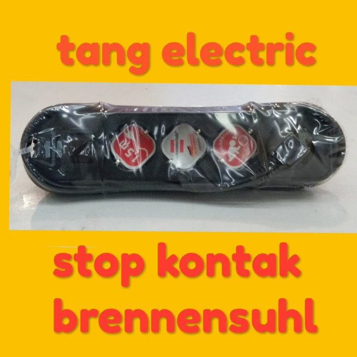 BRENNENSTUHL 4 LUBANG/STOP KONTAK 4 LUBANG+SWIT/STOP KONTAK