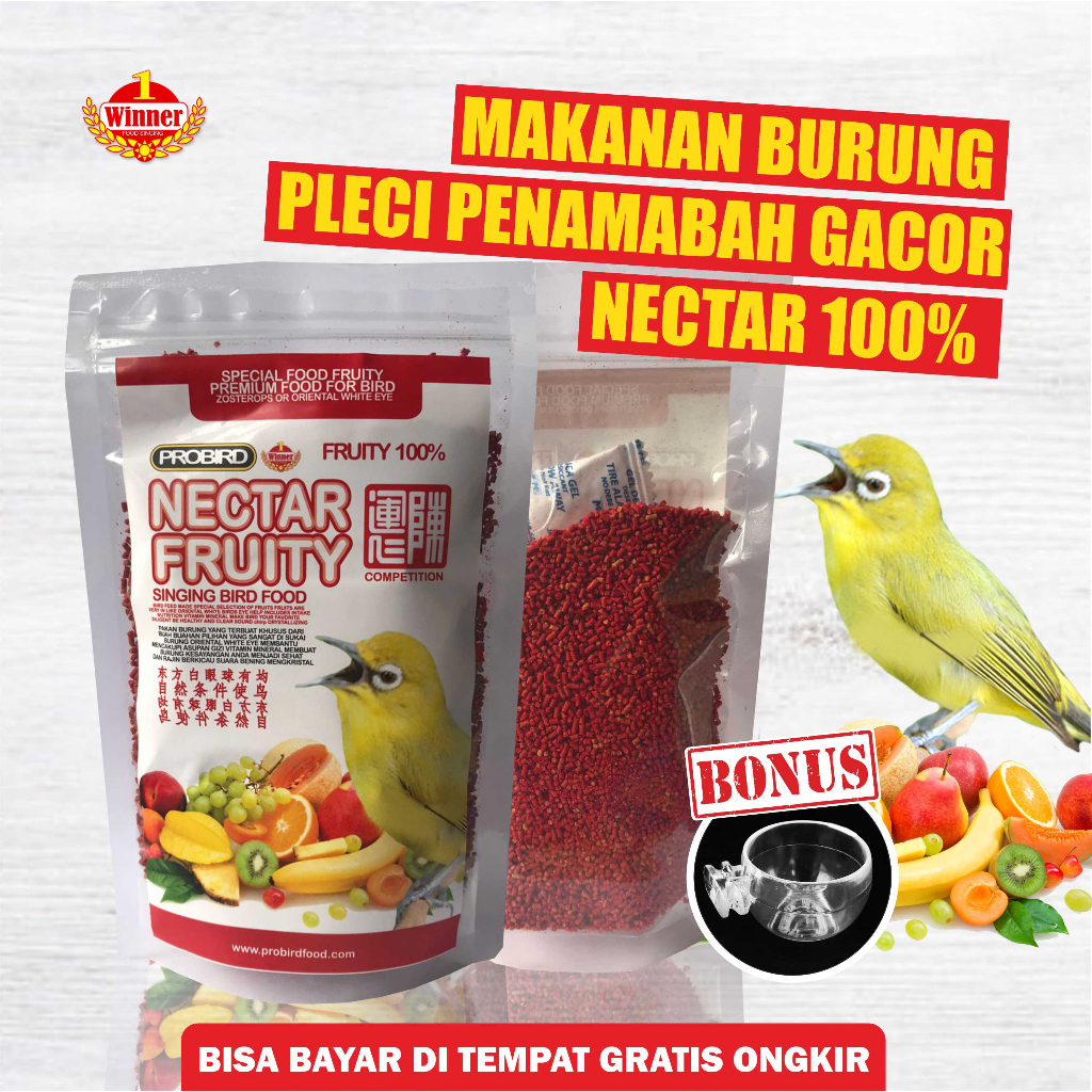 VOER NECTAR PLECI PROBIRD BIKIN CEPAT GACOR BERDURASI