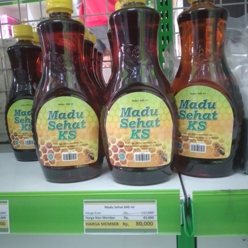 

Madu Sehat KS 640 gr Madu Murni Klinik Sehat