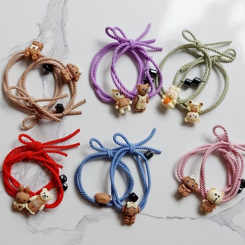 gelang couple magnet karakter lucu