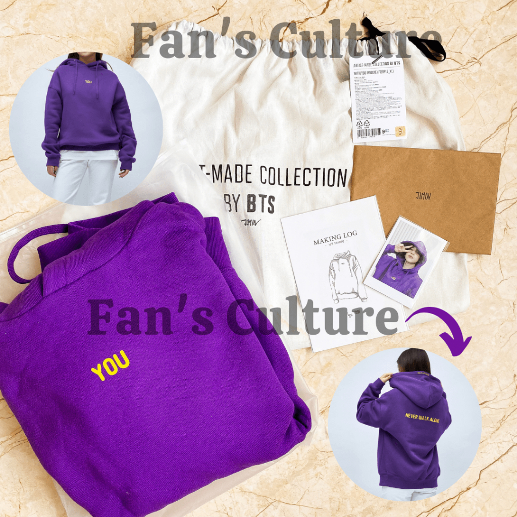 [READY STOCK] Artist Made Collection by Jimin BTS Merch (MD) - With You Hoody (Hoodie)