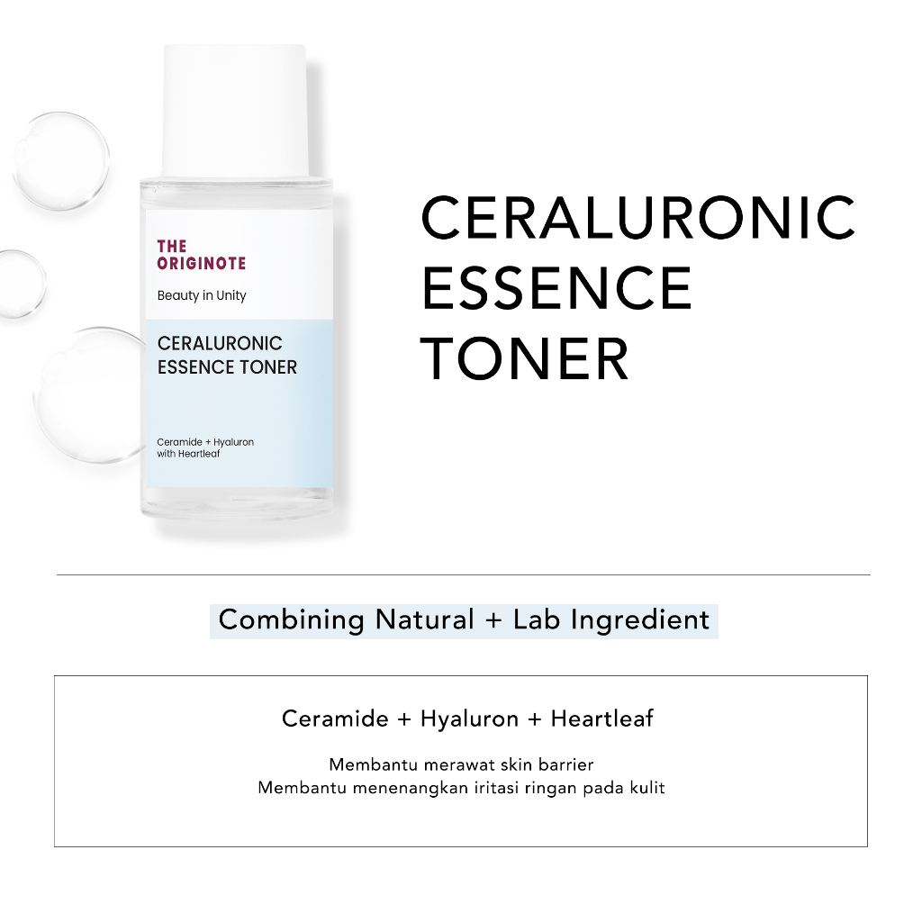 The Originote H-llow Clarifying Toner II Ceraluronic Essence Toner 80ml