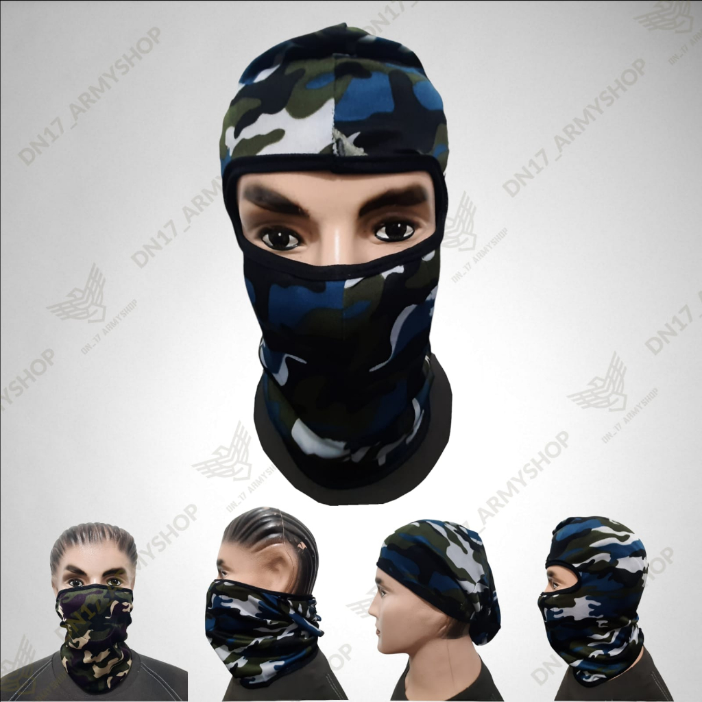 Masker Ninja Elastis Multifungsi Buff Wajah / Balaclava Spandex