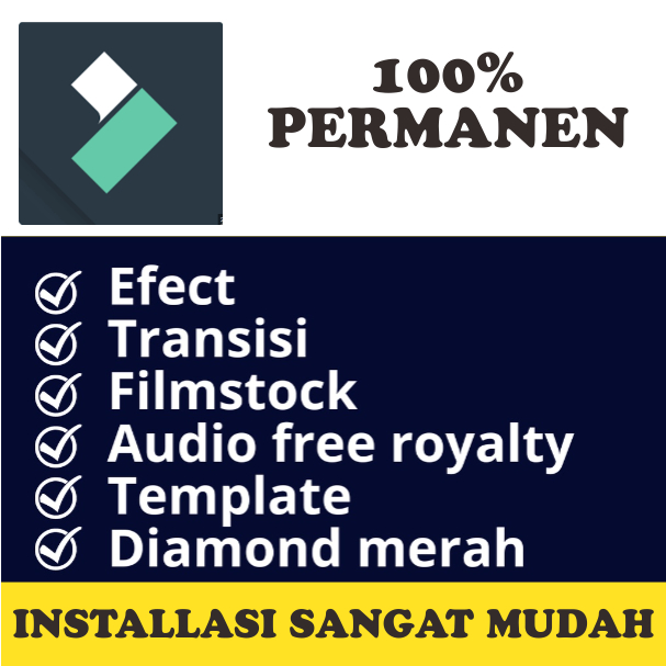 Filmora 12 tanpa watermark - Full Effect - Aktif Selamanya