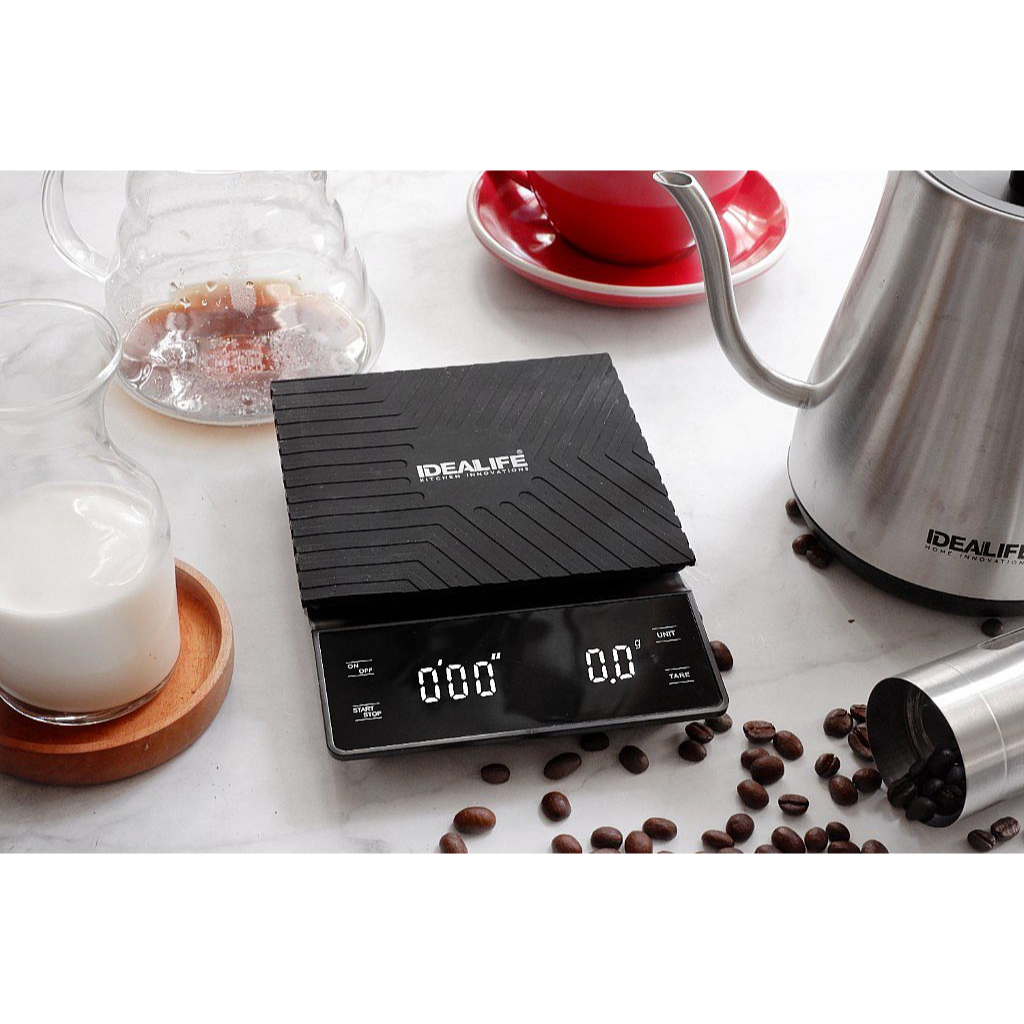 IDEALIFE - Digital Coffee Scale Timbangan Kopi 3Kg/0.1Gr - IL–500A