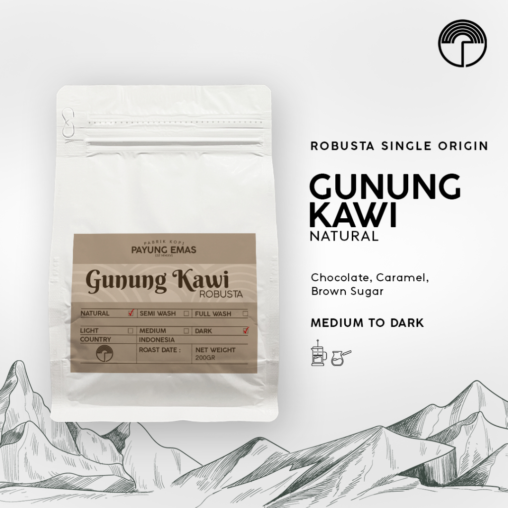 

Robusta Gunung Kawi 200gr Roast Bean Coffee