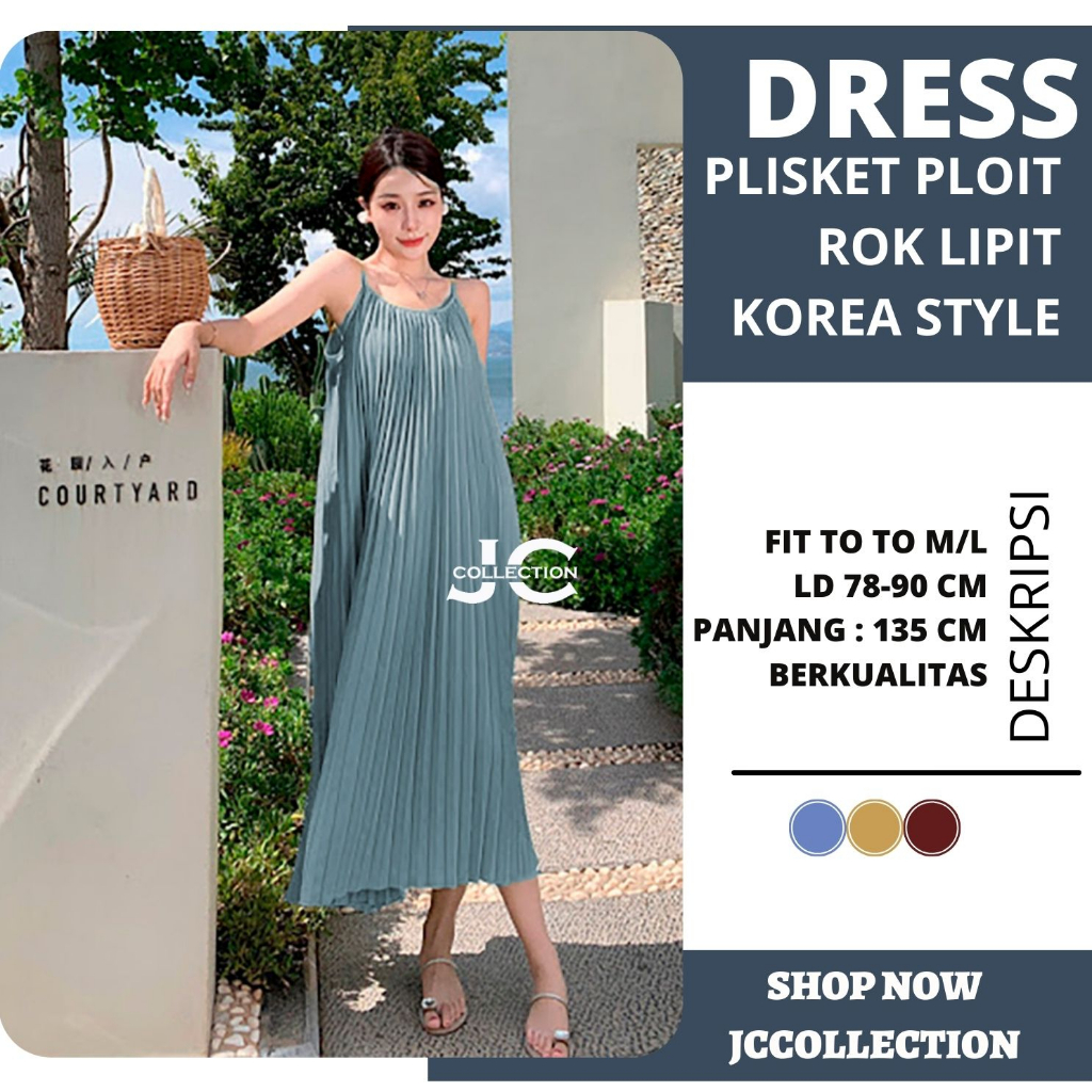 Tanktop Plisket Ploi / Dress Camisoles sexy plisket Tali kecil Wanita Gaya Korea Agata- JCCollections