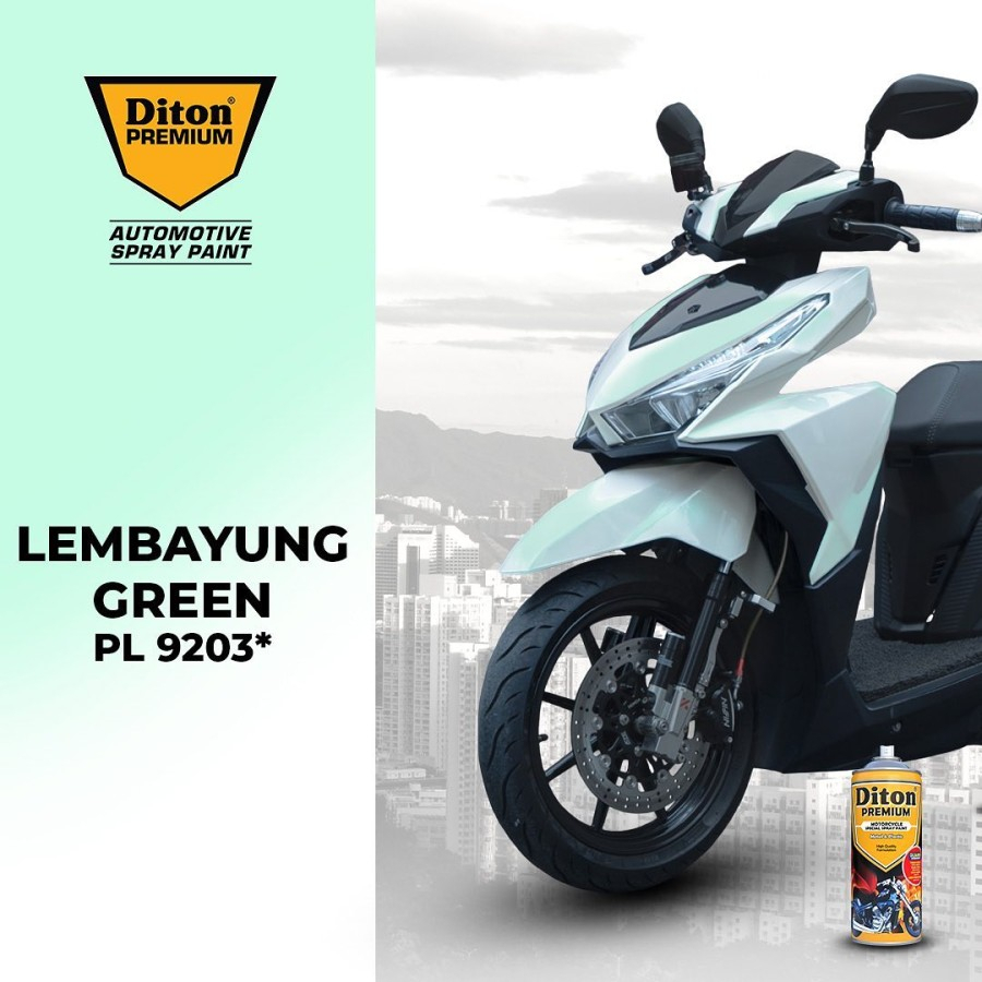 DITON PREMIUM * PL 9203 LEMBAYUNG GREEN Hijau Bunglon Cat Semprot Pylo