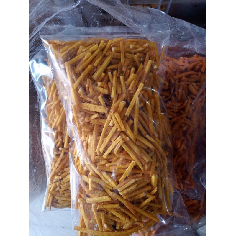 

Stik keripik talas kemasan 200 gram