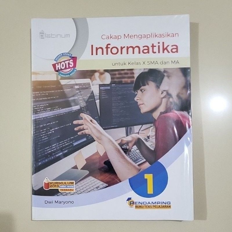 Buku TIK informatika Kelas X SMA (kelas 10) Penerbit Platinum