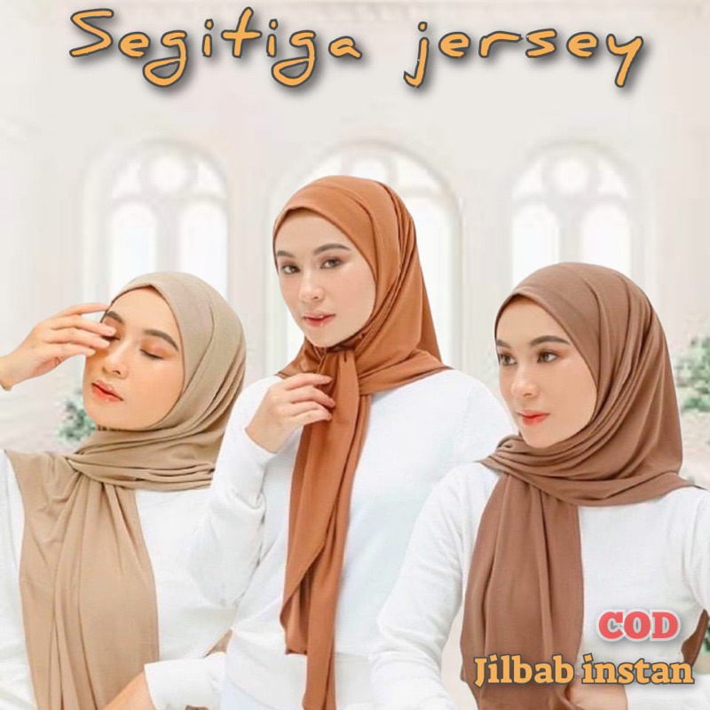 HIJAB INSTAN SEGITIGA CITRA KIRANA JERSEY PREMIUM
