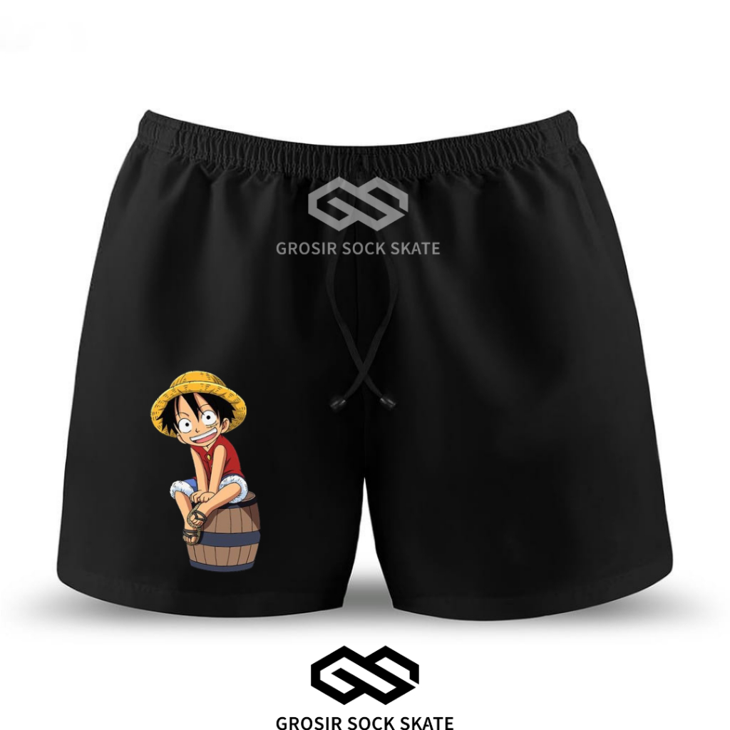 BOXER CELANA PENDEK MUSIC ONE PIECE LUFY