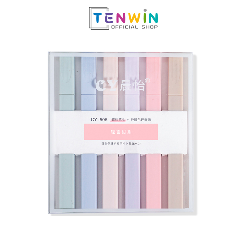 

HIGHLIGHTER PEN MARKER TIP SOFT LINER PASTEL-Tenwin