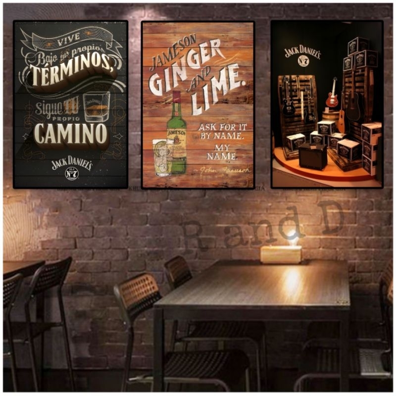 Hiasan Dinding Dekorasi Cafe Ukuran 47x31 Penghias Kafe Gambar Kopi Hiasan dinding A3 | Dekorasi din