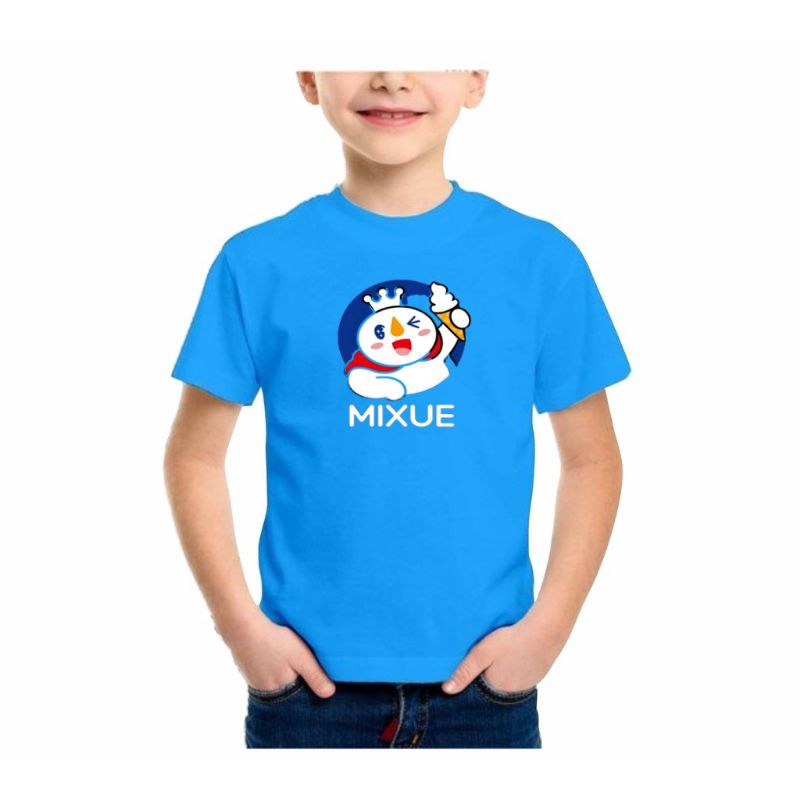 Kaos Anak Mixue Bulat ( 2 - 10 Tahun ) Cewek/Cowok