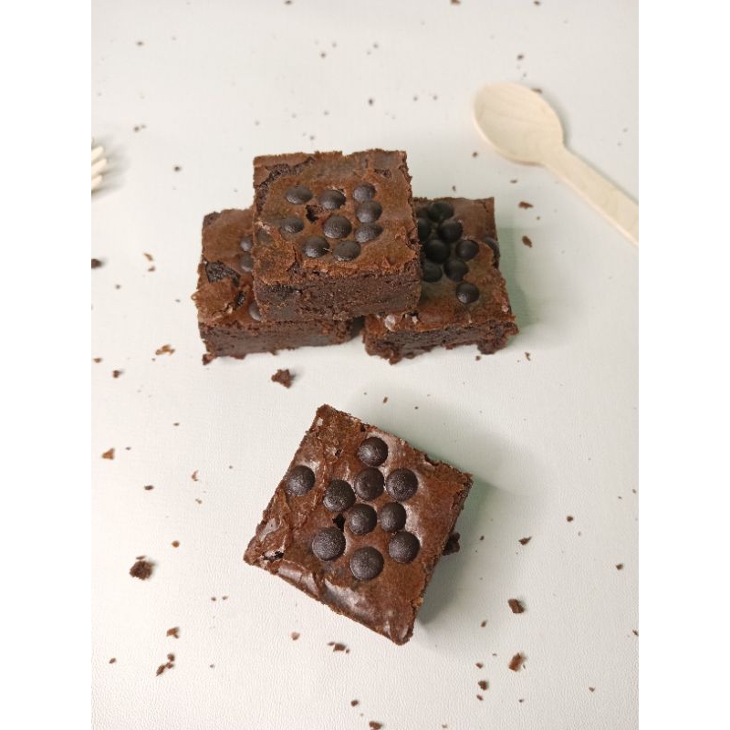 

Brownies Shiny Crust / Brownies Retak / Fudgy Brownie