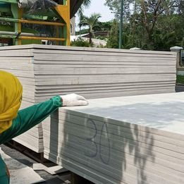 9 mm Kalsipart kalsiboard nusaboard plafon partisi ceiling grc plafon kalsi board