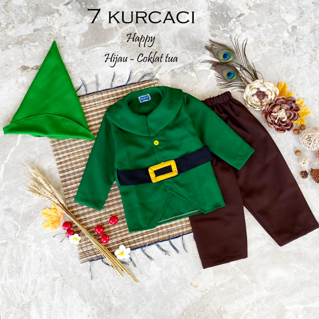 Kostum Kurcaci Kostum Anak Laki-laki Kostum dongeng kostum anak perempuan Kostum Terbaru