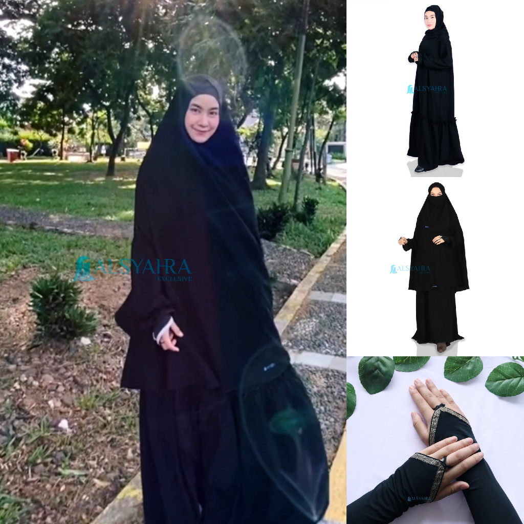 Anisa Rahma X Alsyahra Exclusive Bundling Gamis Khimar