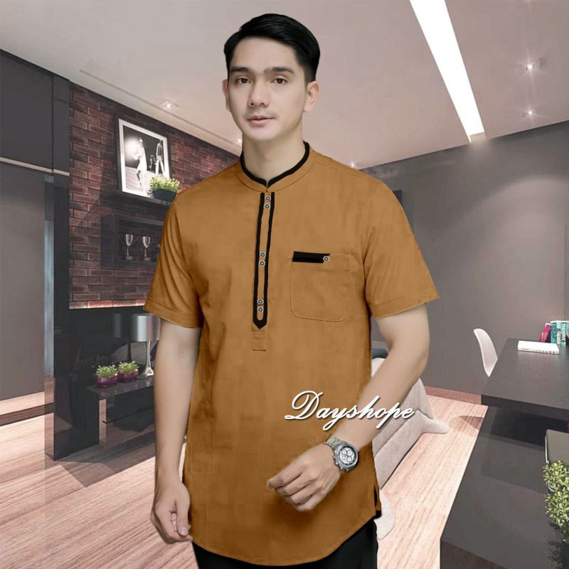 Baju koko dewasa lengan pendek