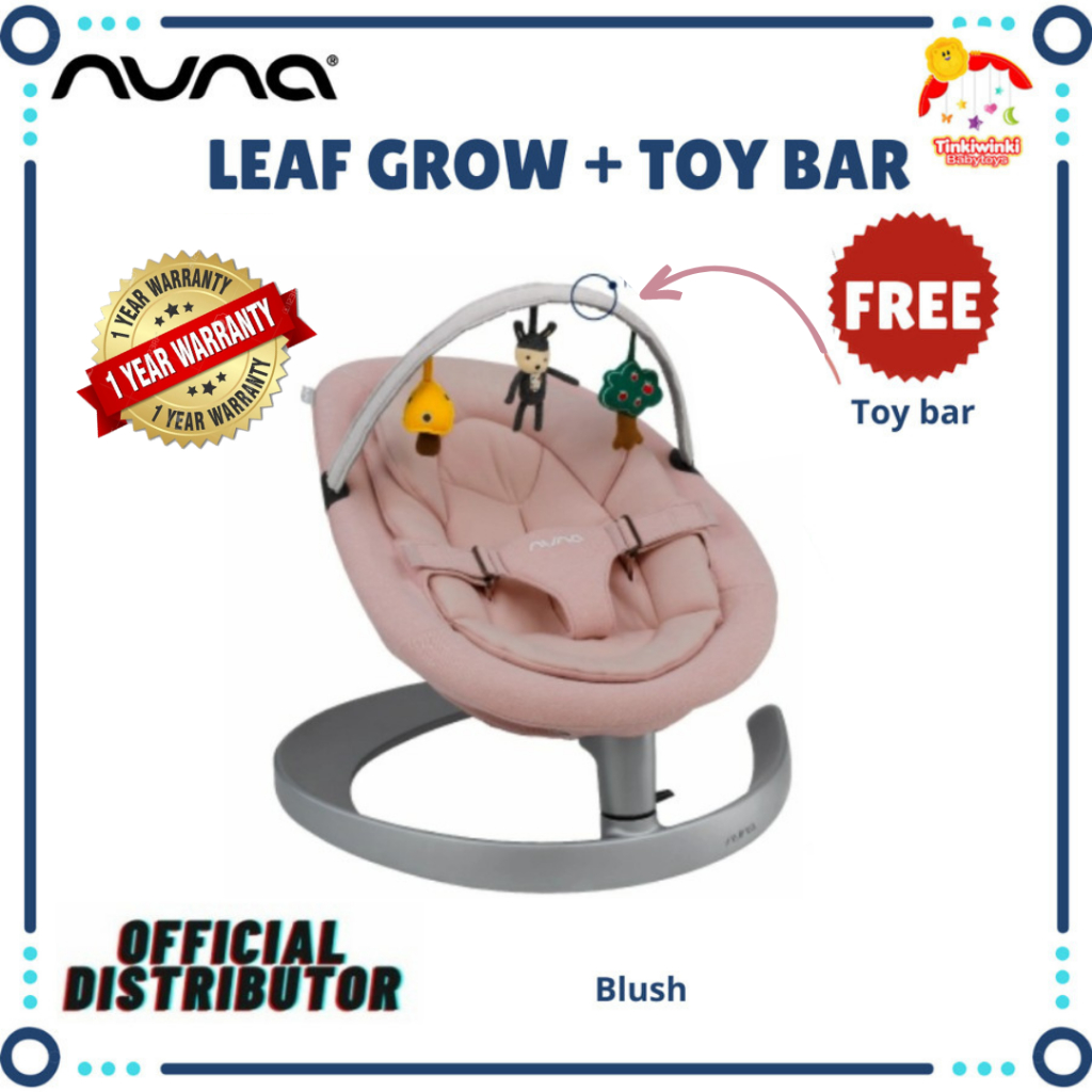 Nuna Leaf Grow dan TOYBAR mainan gantung sudah termasuk