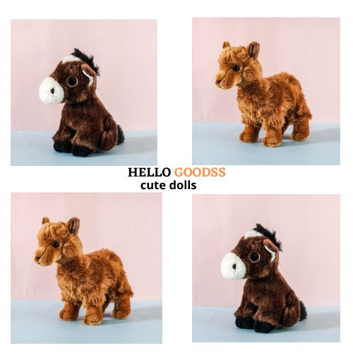 BONEKA UNTA DONKEY LUCU SOFT ANAK AYAM KUNING / KUDA COKLAT Ukuran S dan M (Cocok Untuk Hadiah Anak 