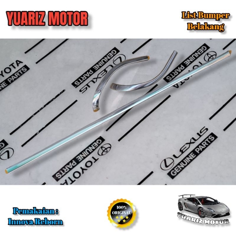 List Bumper Belakang Innova Reborn Original/List Bemper Innova