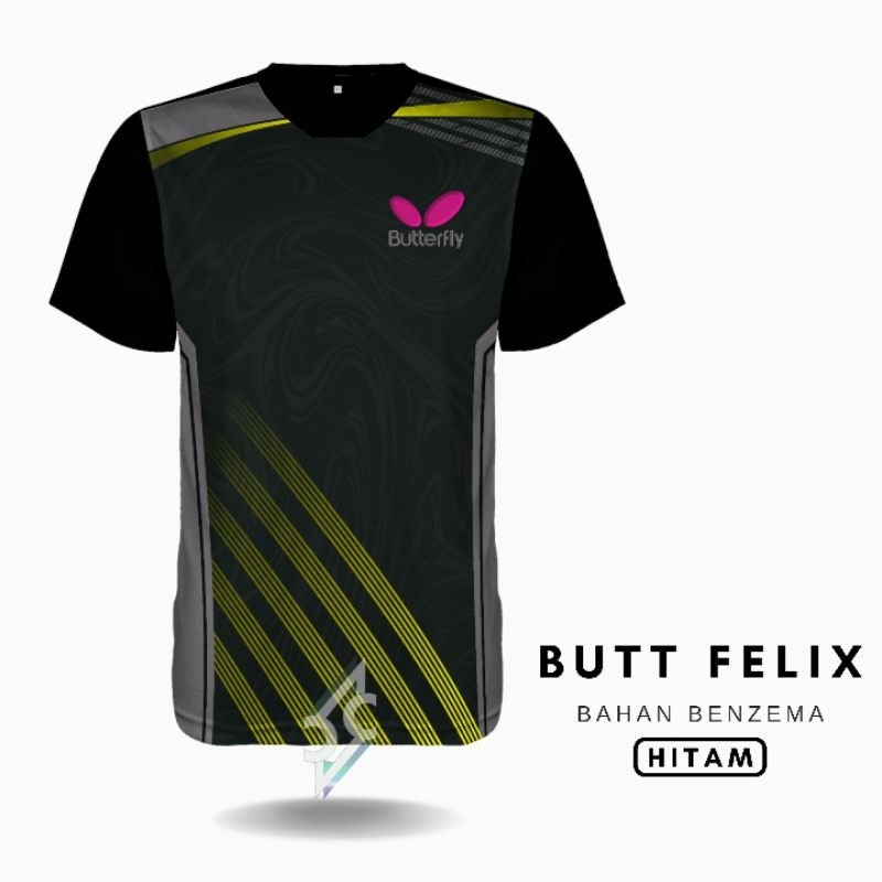 BPP-06 BUTT FELIX❗BAJU PING-PONG DEWASA BAJU TENIS MEJA JERSEY PING-PONG PRINT