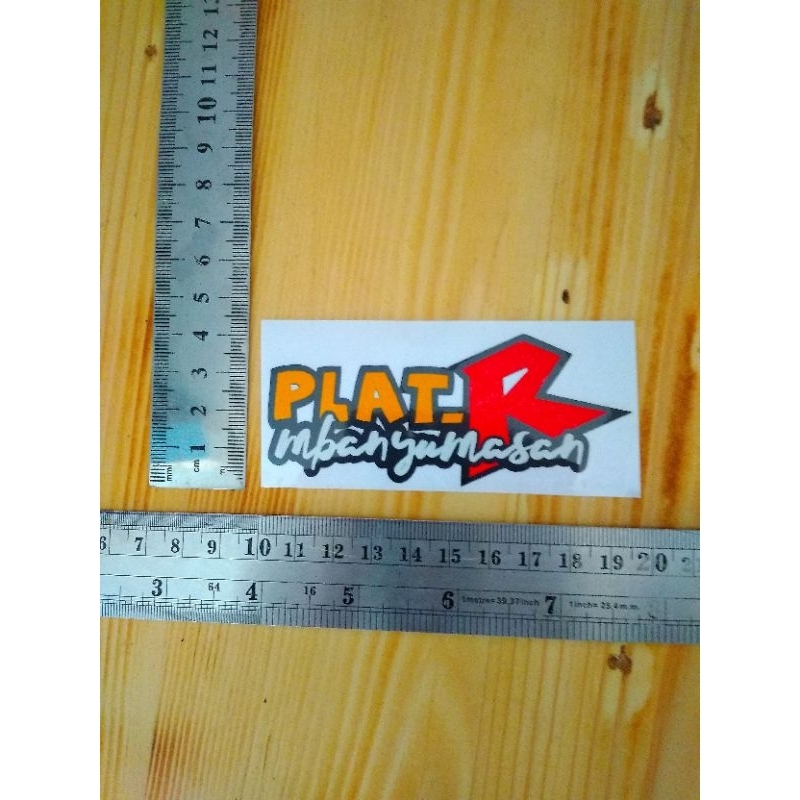 stiker plat R #cilacap