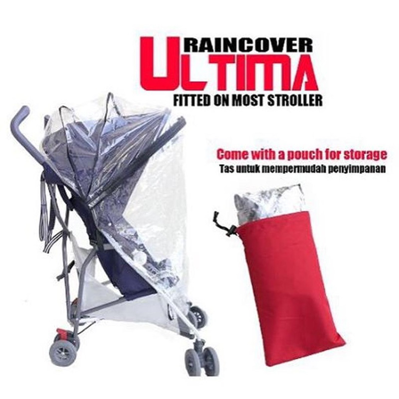 Ultima Stroller Raincover Rain cover Stroller Penutup Stroller Anti Hujan