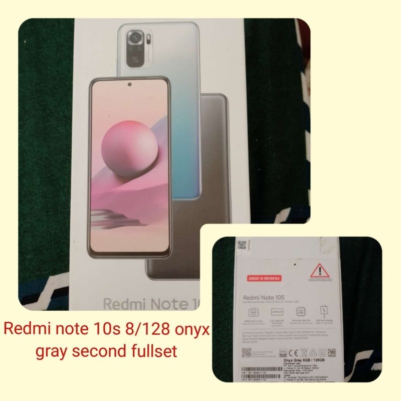 XIAOMI hp Redmi note 10s 8/128 second