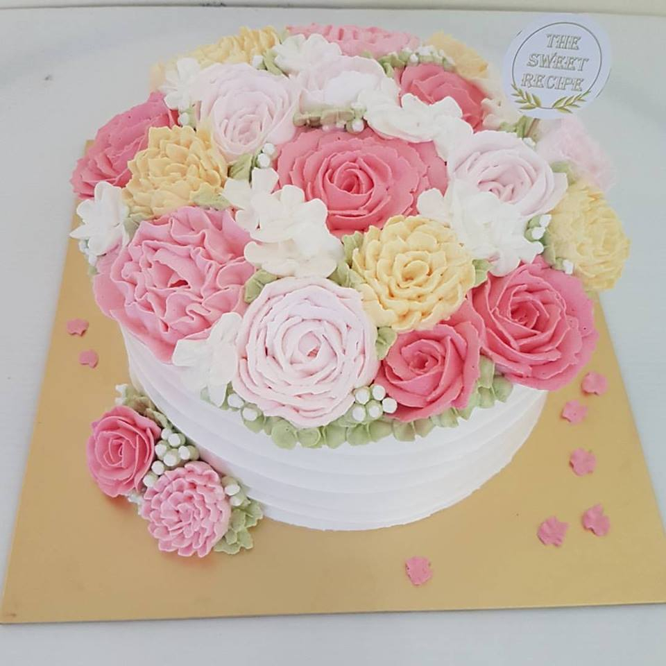 

Cake Flower Rose Pastel