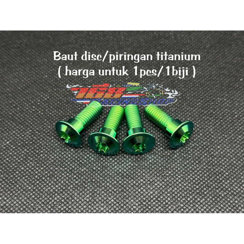 Baut disc/piringan titanium harga untuk 1pcs original titanium