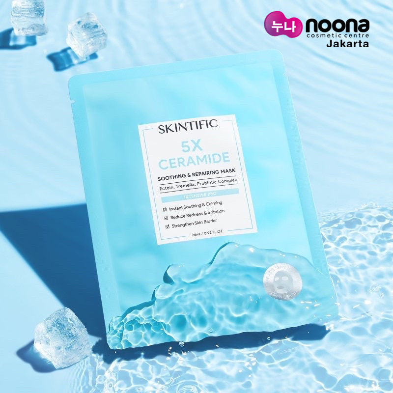 SKINTIFIC - 5x CERAMIDE SOOTING SHEET MASK