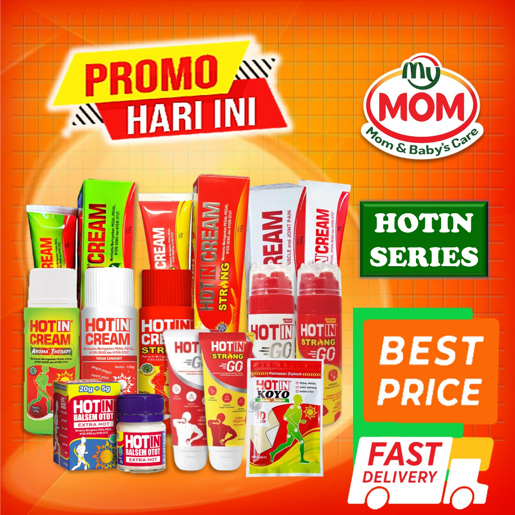 [BPOM] Hotin Cream TUBE Series 120ml &amp; 60ml / Hot in Krim Pegal Nyeri Otot 120 ml &amp; 60 ml / MY MOM