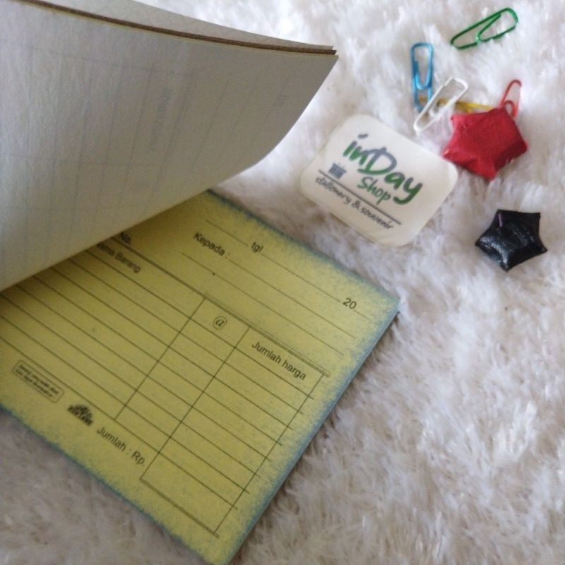 Faktur Bon/Nota Kontan Kecil | INDAY SHOP