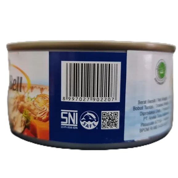 Sun bell Sunbell Potongan Ikan Tuna Chunk in Vegetable Oil Kaleng Cane 185 Gr