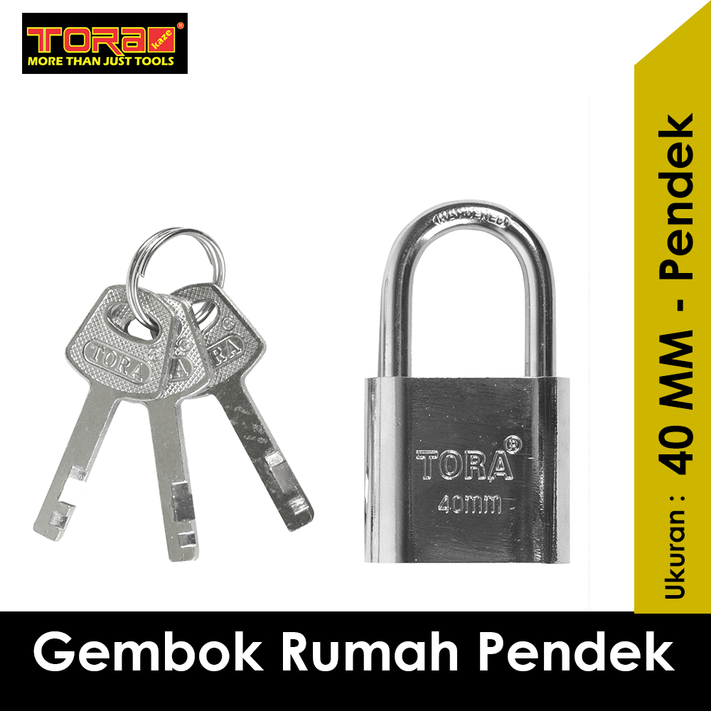 KTMSTORE GEMBOK 40 MM LEHER PENDEK / GEMBOK PAGAR / GEMBOK RUMAH